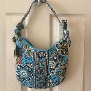 Vera‎ Bradley BALI BLUE Shoulder Bag Purse Handbag